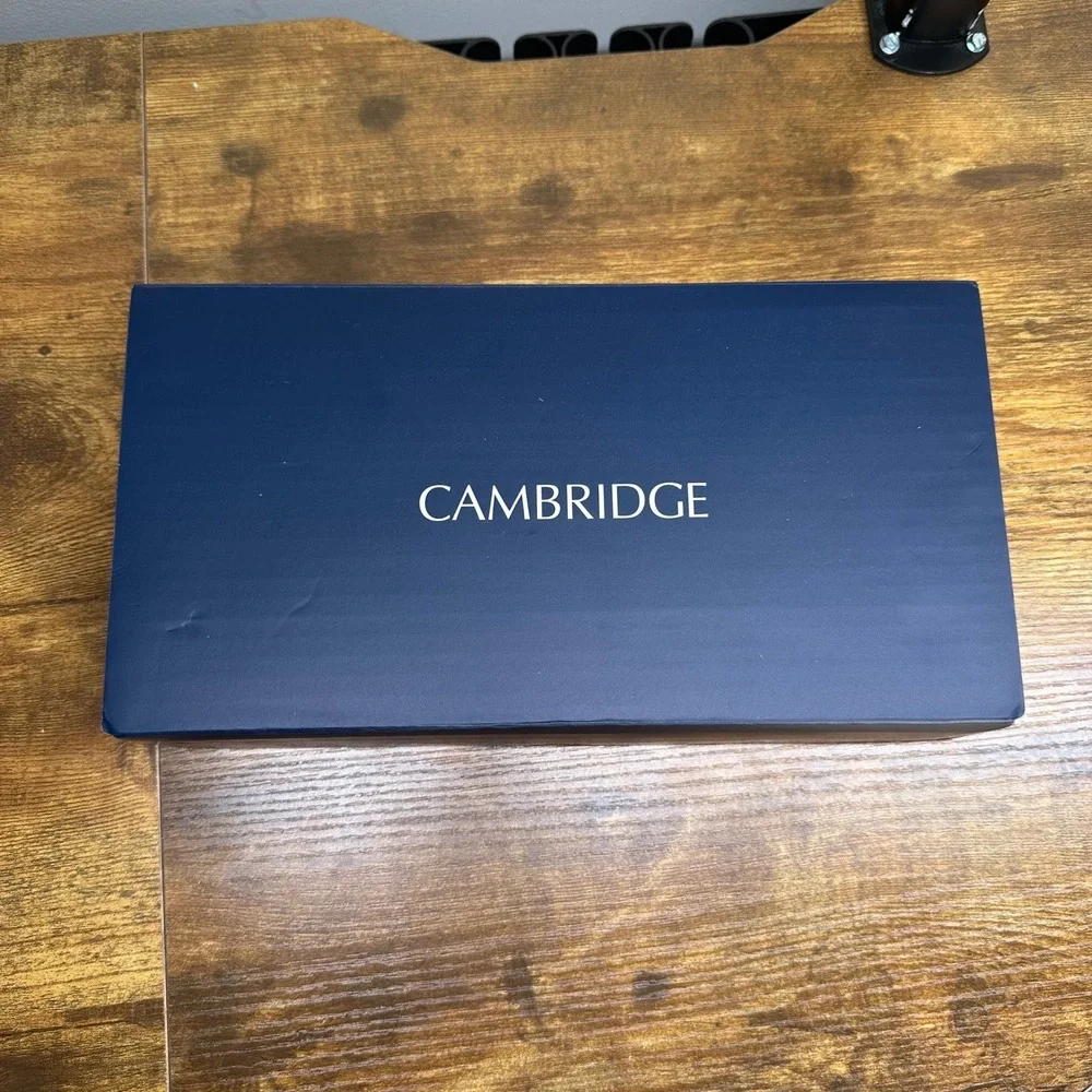 Cambridge Beacon Gold Satin 45 Piece Flatware Set 18/0 Stainless Steel Service 8